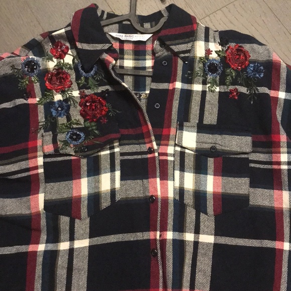 Zara Long Sleeve Shirt Dress (S) - Picture 6 of 8